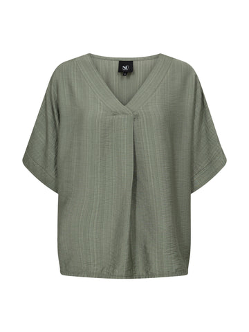 NÜ CINDA blouse Tops and T-shirts 393 Army