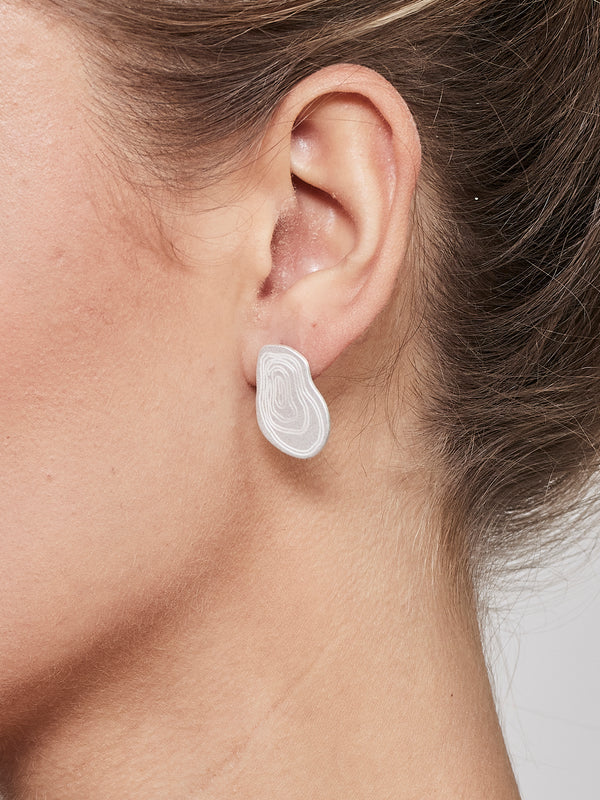 NÜ Cave No. 4 Earrings Mini Jewellery 022 Silver