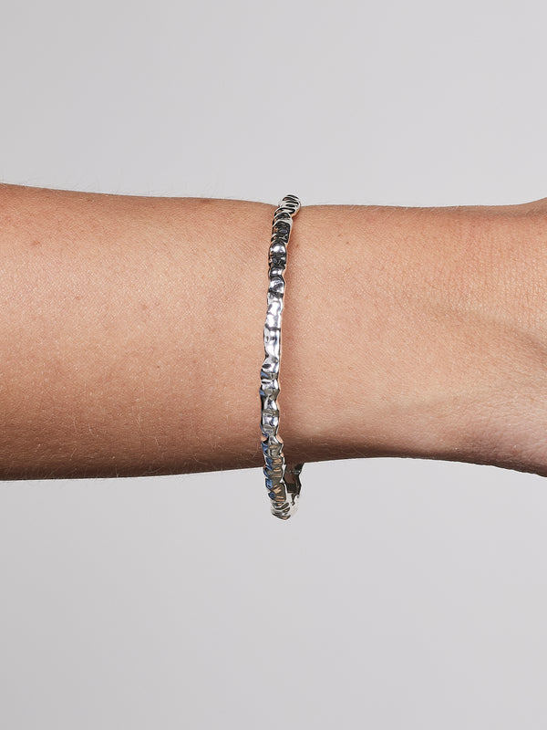 NÜ Cave No. 6 Bangle Jewellery 022 Silver