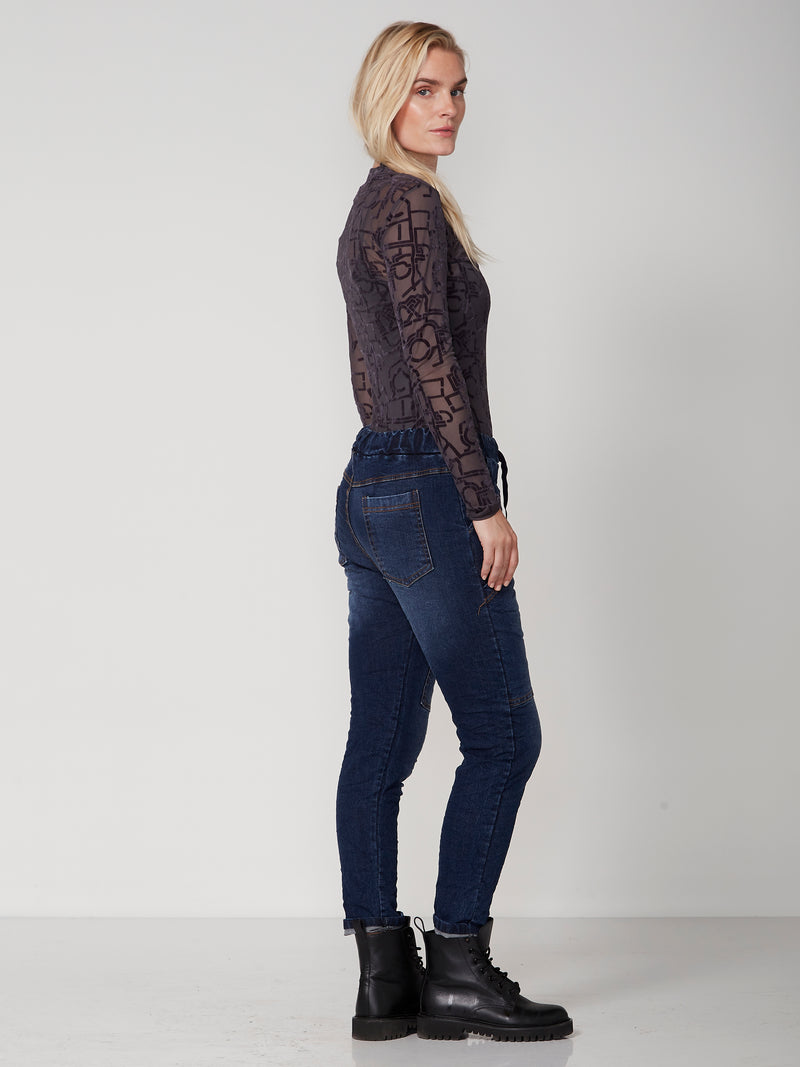 NÜ MARINA denim trousers Jeans 486 Denim