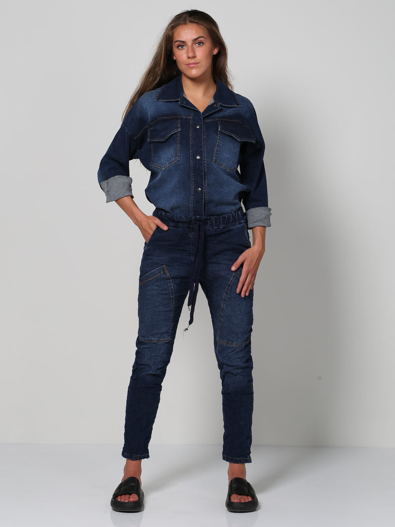 NÜ MARINA denim trousers Jeans 486 Denim