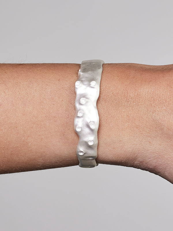 NÜ Moonwalk No. 2 Bangle Jewellery 022 Silver