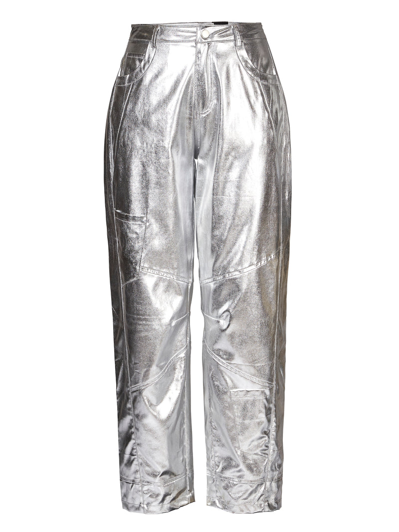 NÜ VIOL trousers Trousers 022 Silver