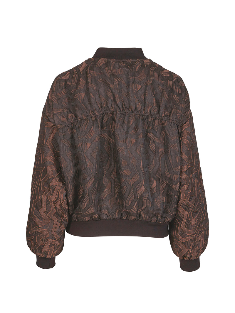 NÜ Vesta bomber jacket Jackets 224 Dark Brown