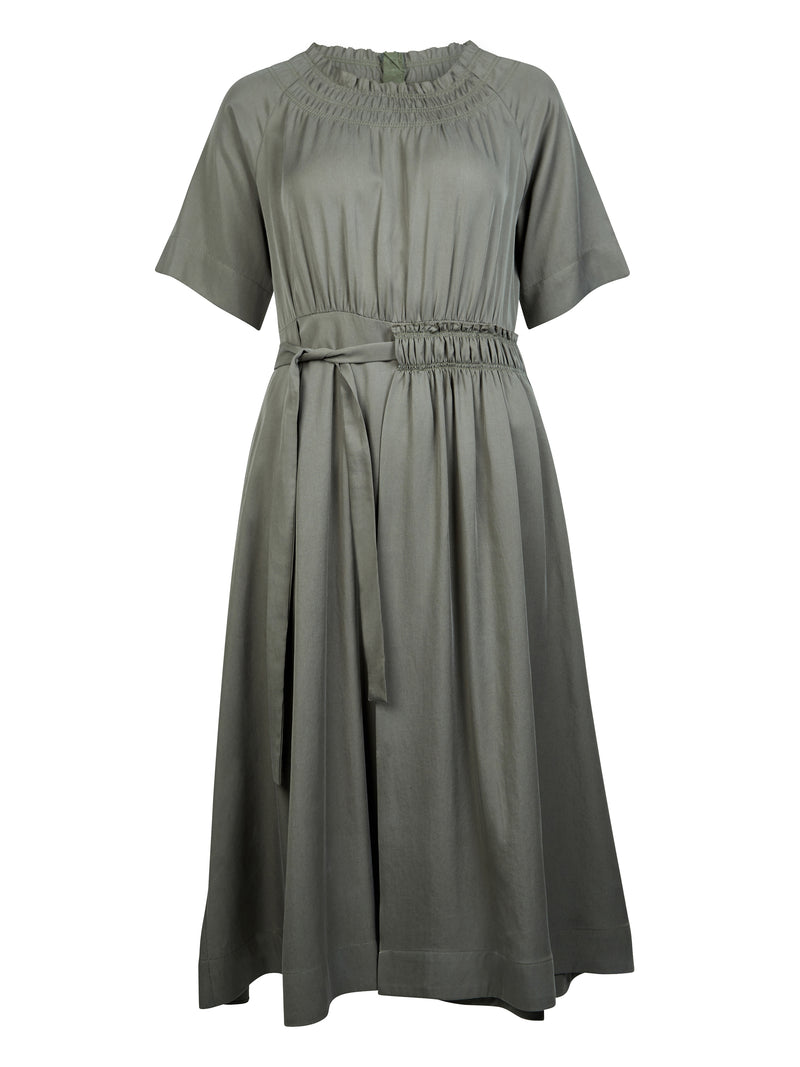 NÜ YMKE belt dress Dresses 316 Olive