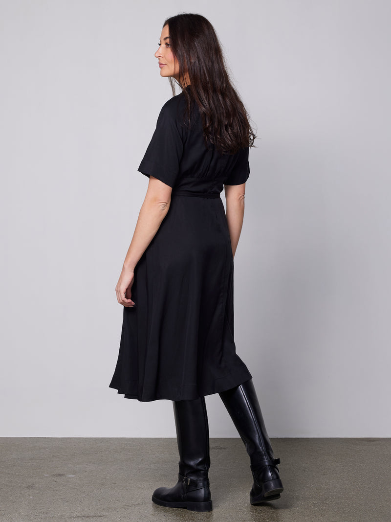 NÜ YMKE belt dress Dresses Black