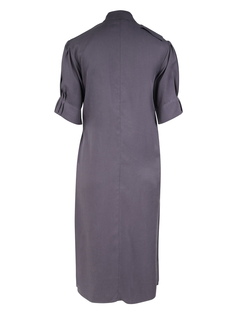 NÜ YMKE wrap dress Dresses 989 iron grey