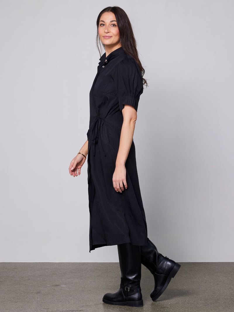 NÜ YMKE wrap dress Dresses Black