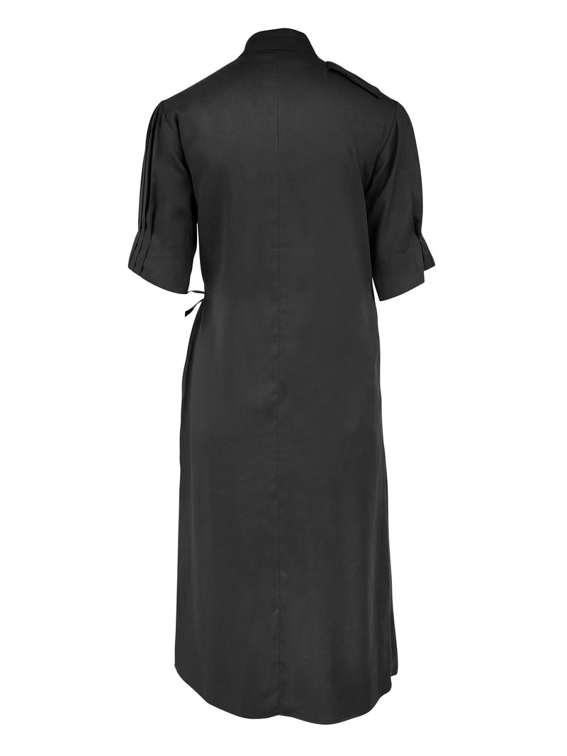 NÜ YMKE wrap dress Dresses Black
