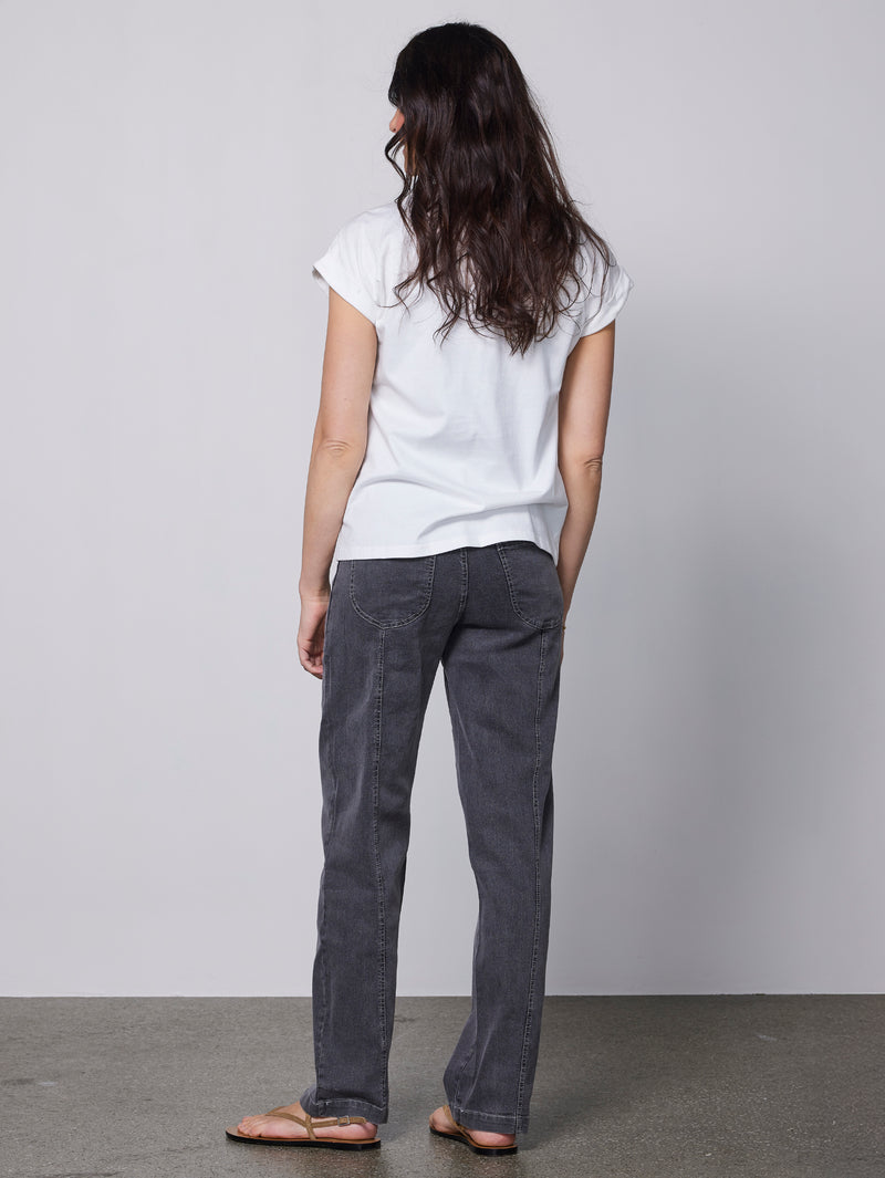 NÜ YUNA trousers Trousers 901 Grey mix