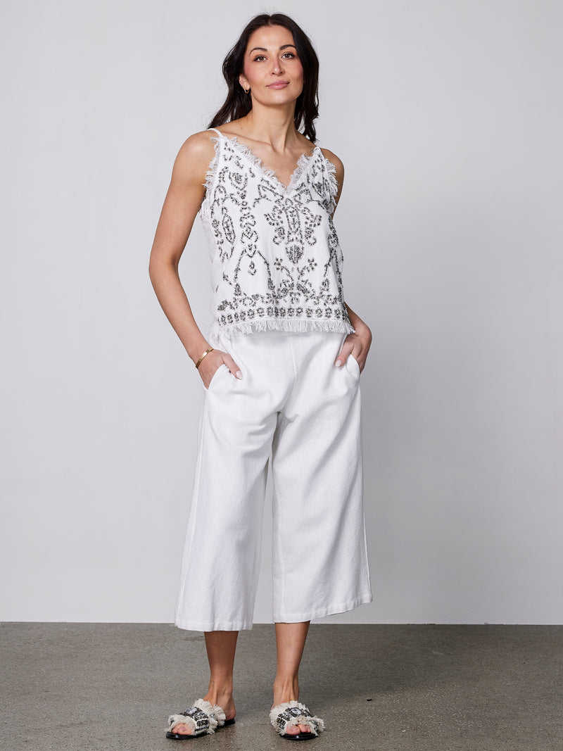 NÜ ZANIA trousers Trousers 110 Creme
