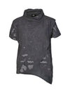 NÜ ZAYA top Tops and T-shirts 987 dark grey