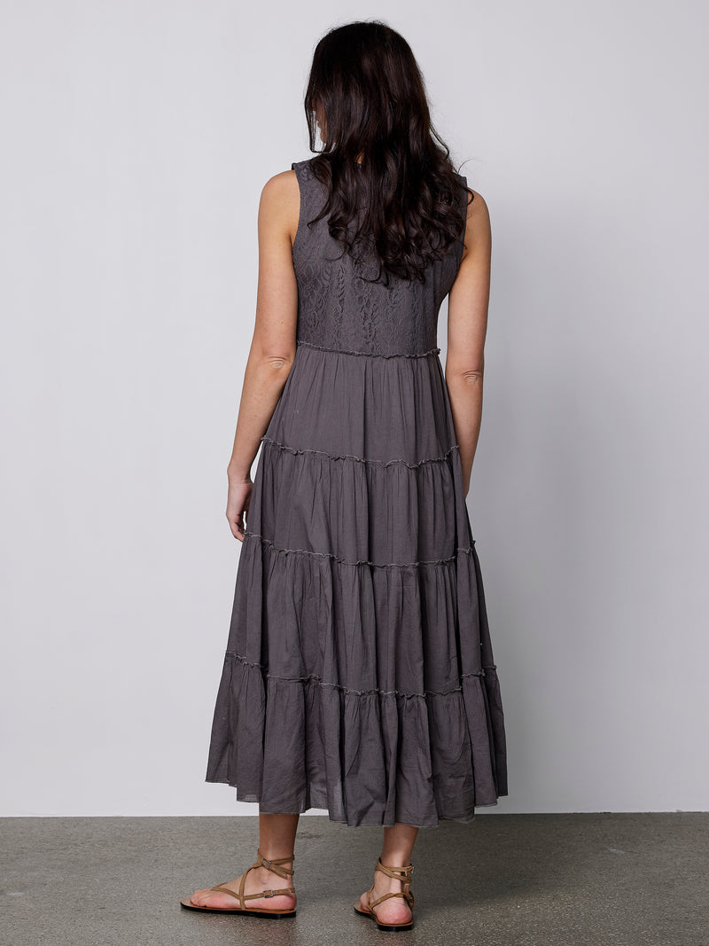 NÜ ZELMA dress Dresses 987 dark grey