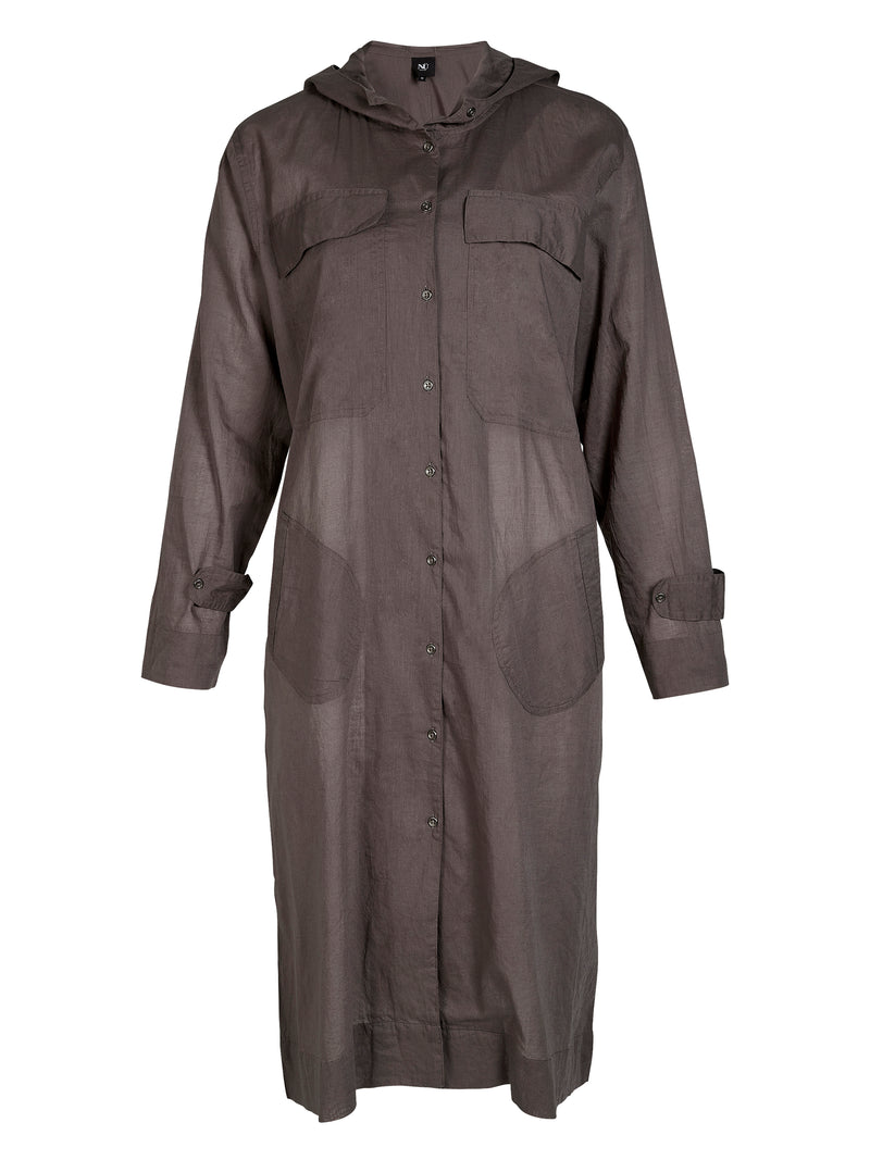 NÜ ZELMA long shirt Shirts 987 dark grey