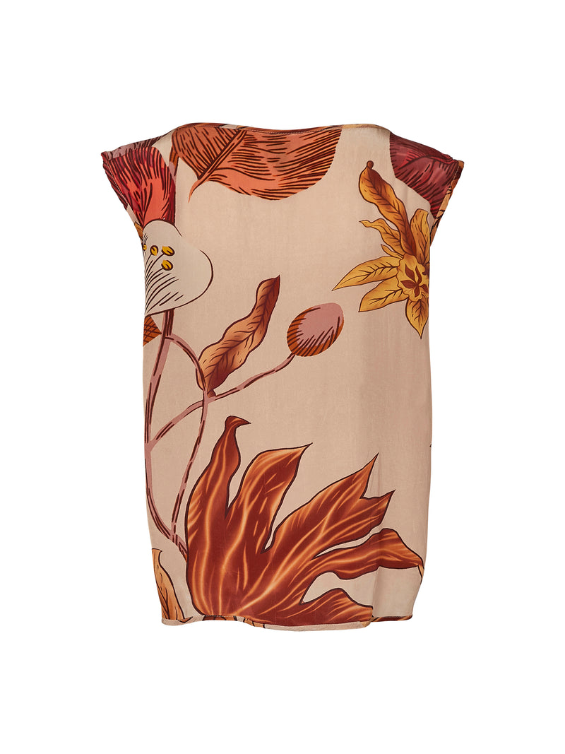 NÜ ZENTA top Tops and T-shirts 658 Terracotta Mix