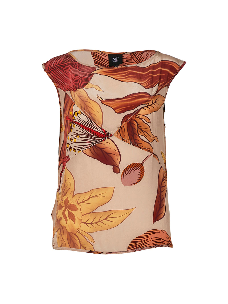 NÜ ZENTA top Tops and T-shirts 658 Terracotta Mix