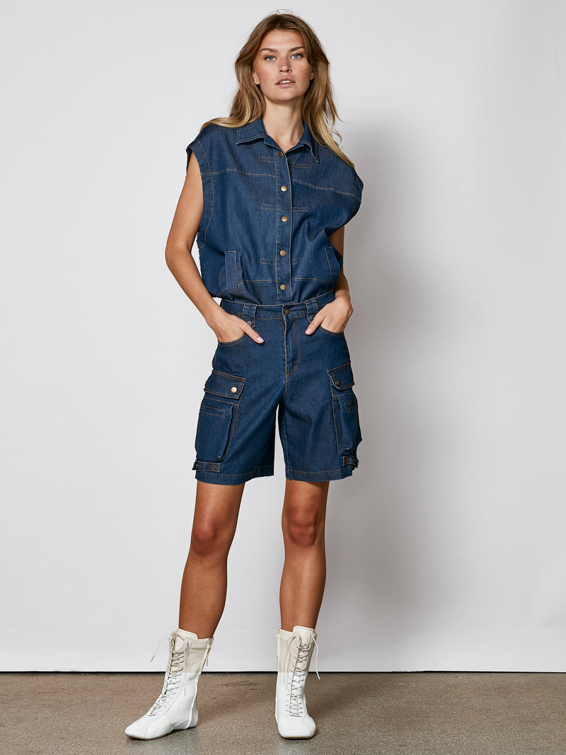 NÜ ZIGA shorts Shorts 486 Denim