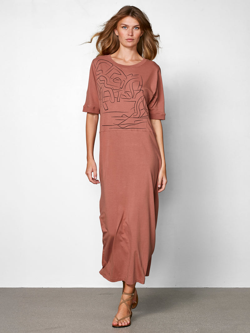 NÜ ZILLA dress Dresses 658 Terracotta