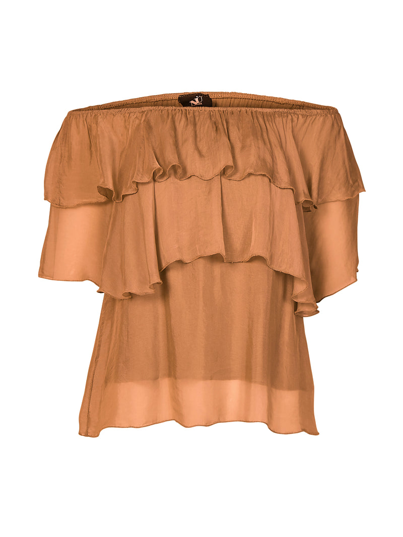 NÜ ZILLY top Tops and T-shirts 286 Mocca Mousse