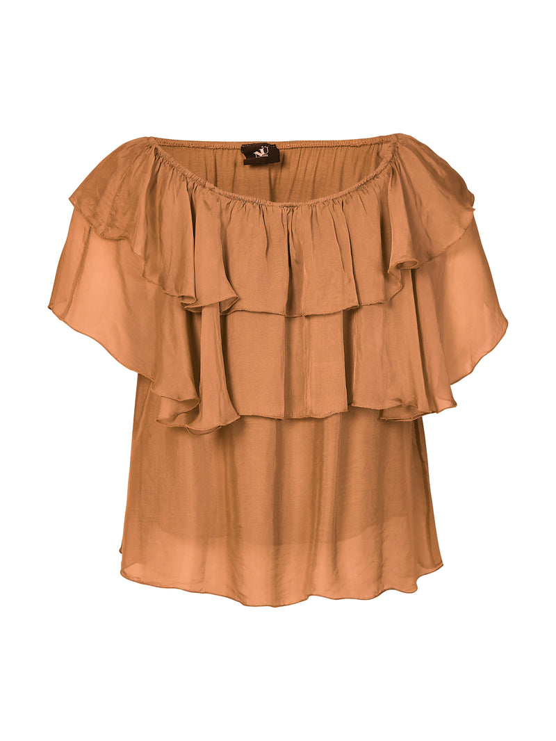 NÜ ZILLY top Tops and T-shirts 286 Mocca Mousse