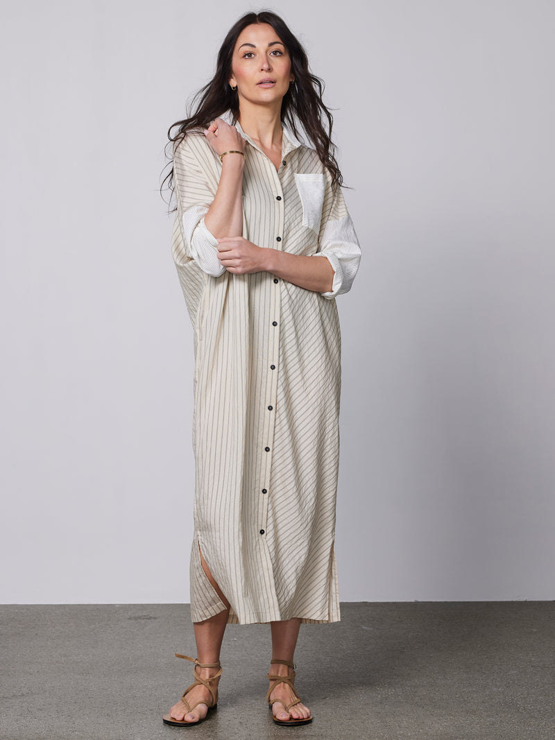 NÜ ZINNA dress Dresses 112 Bone mix