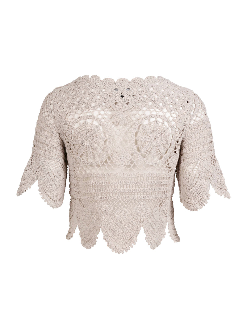 NÜ ZIONA knit cardigan Cardigans 112 Bone