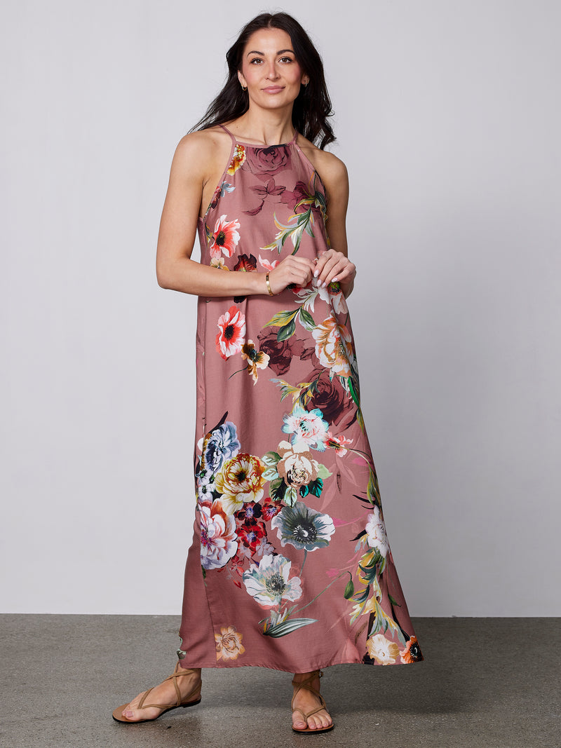 NÜ ZOYA strap dress Dresses 658 Terracotta Mix